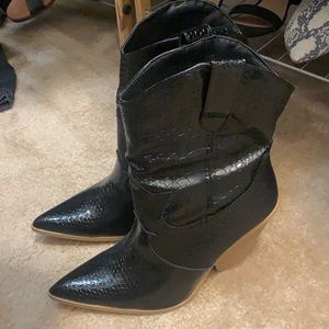 Western booties from amazing lace